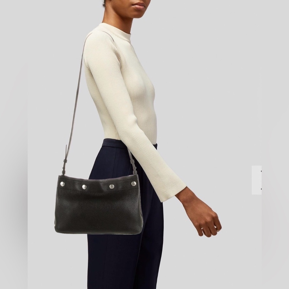 Rag & Bone black pebbled Leather Crossbody Bag